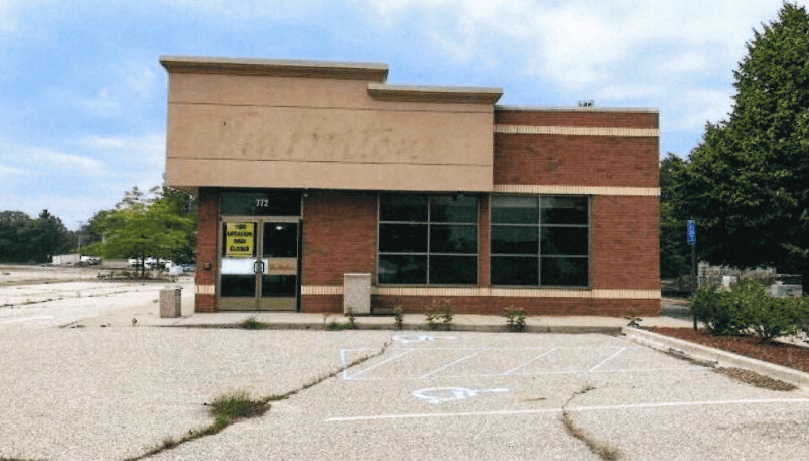 Former Tim Hortons site at 772 W Bay St, East Tawas, MI 48730